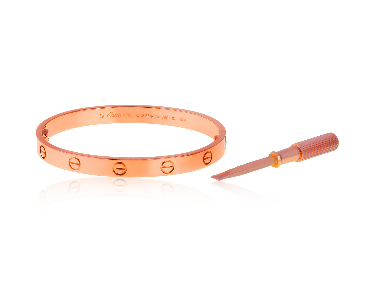 Оригинальный золотой браслет Cartier Love 200621/1