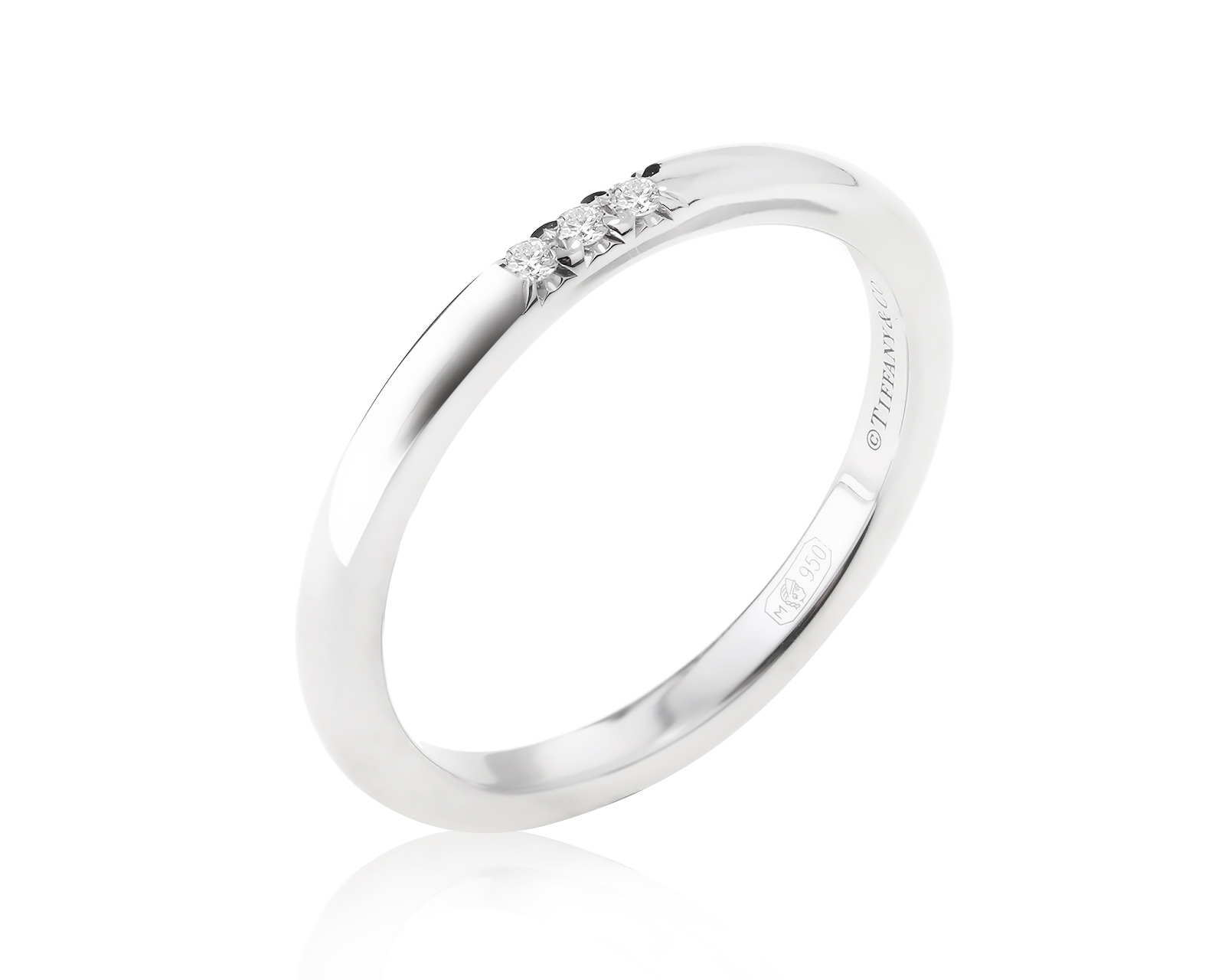 Оригинальное платиновое кольцо Tiffany&Co Forever 190224/51