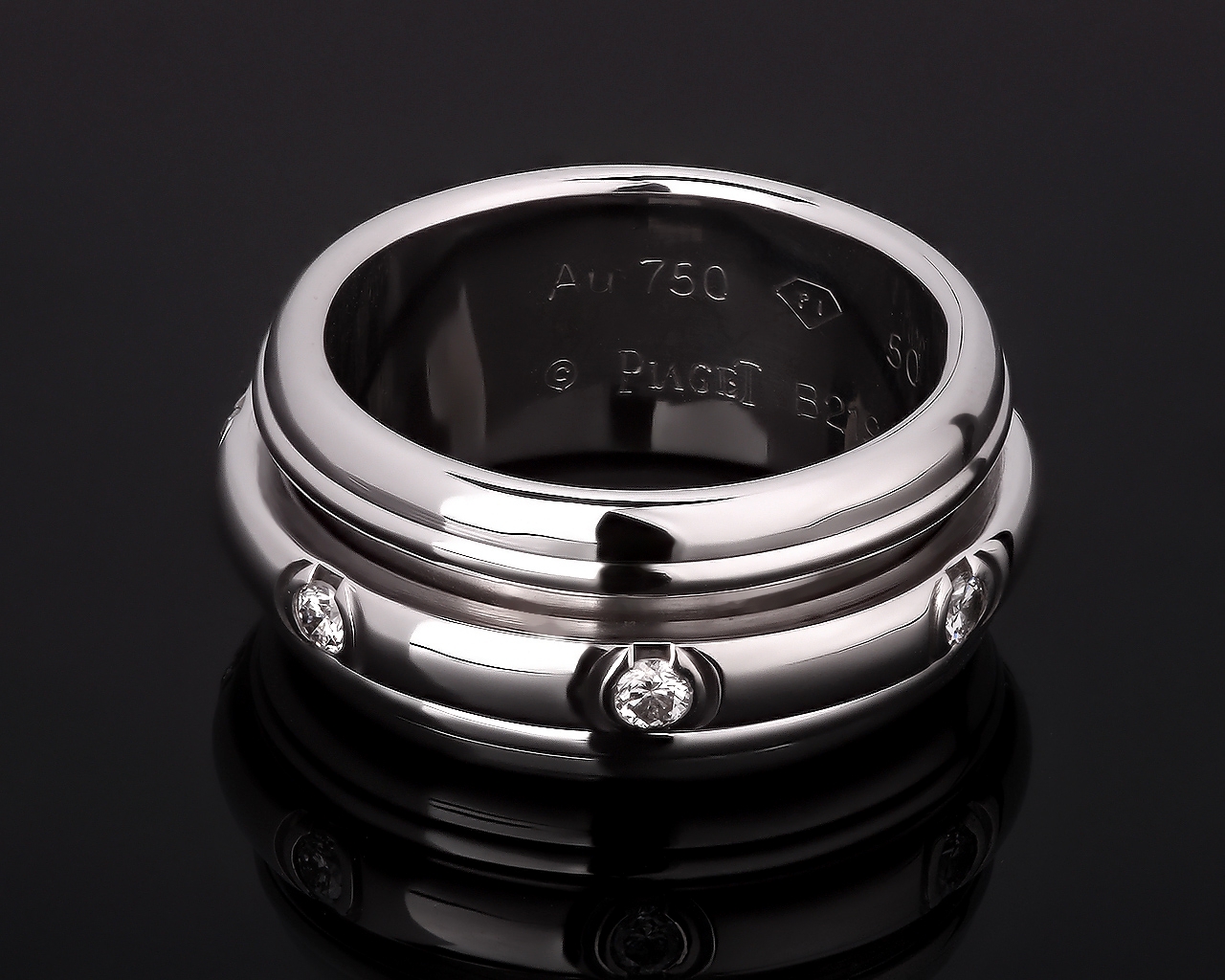 Оригинальное золотое кольцо Piaget Possession 041017/2