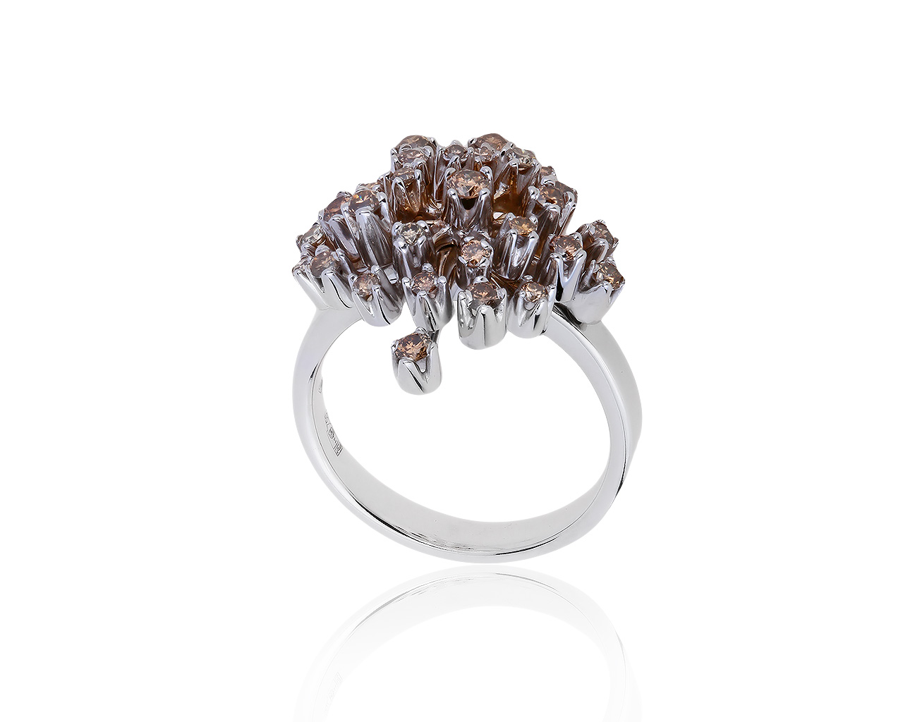 Оригинальное золотое кольцо с бриллиантами 0.51ct H.Stern
