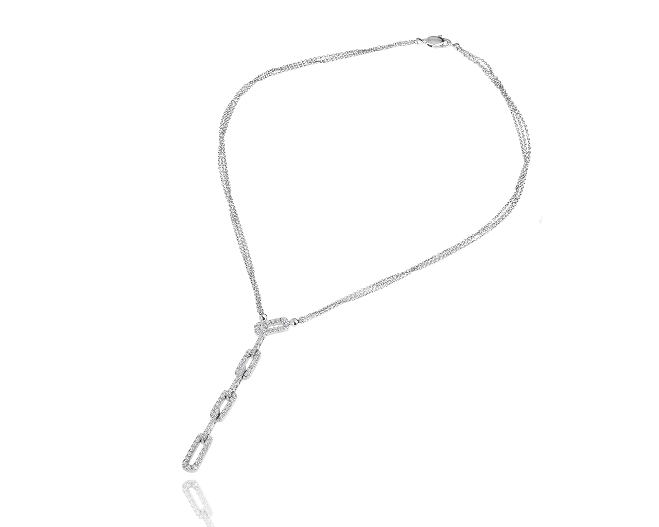 Оригинальное золотое колье с бриллиантами 1.28ct Damiani