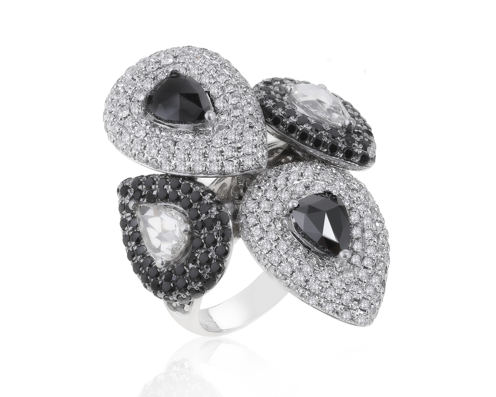 Восхитительное золотое кольцо с бриллиантами 4.65ct 240222/5