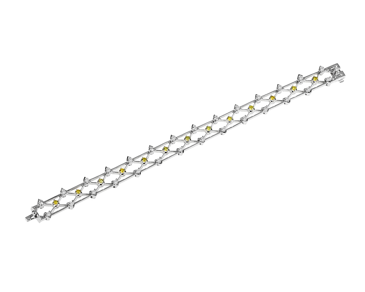 Итальянский золотой браслет с бриллиантами 2.55ct 160218/1 Итальянский золотой браслет с бриллиантами 2.55ct 160218/1
