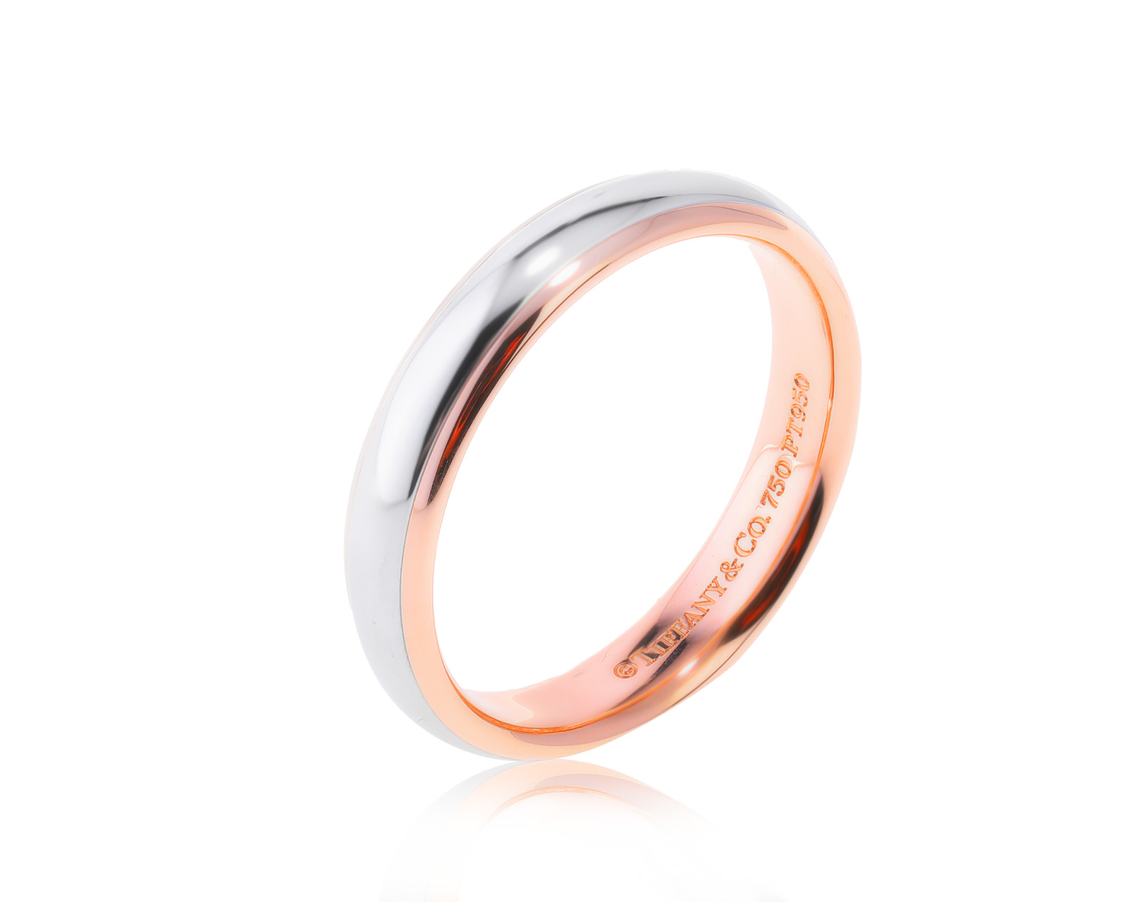 Оригинальное золотое кольцо Tiffany&Co Milgrain 220723/2