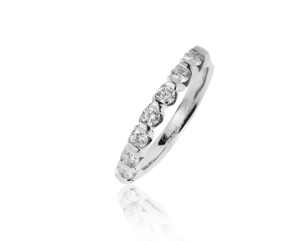 Оригинальное золотое кольцо с бриллиантами 0.50ct Luca Carati 301219/4