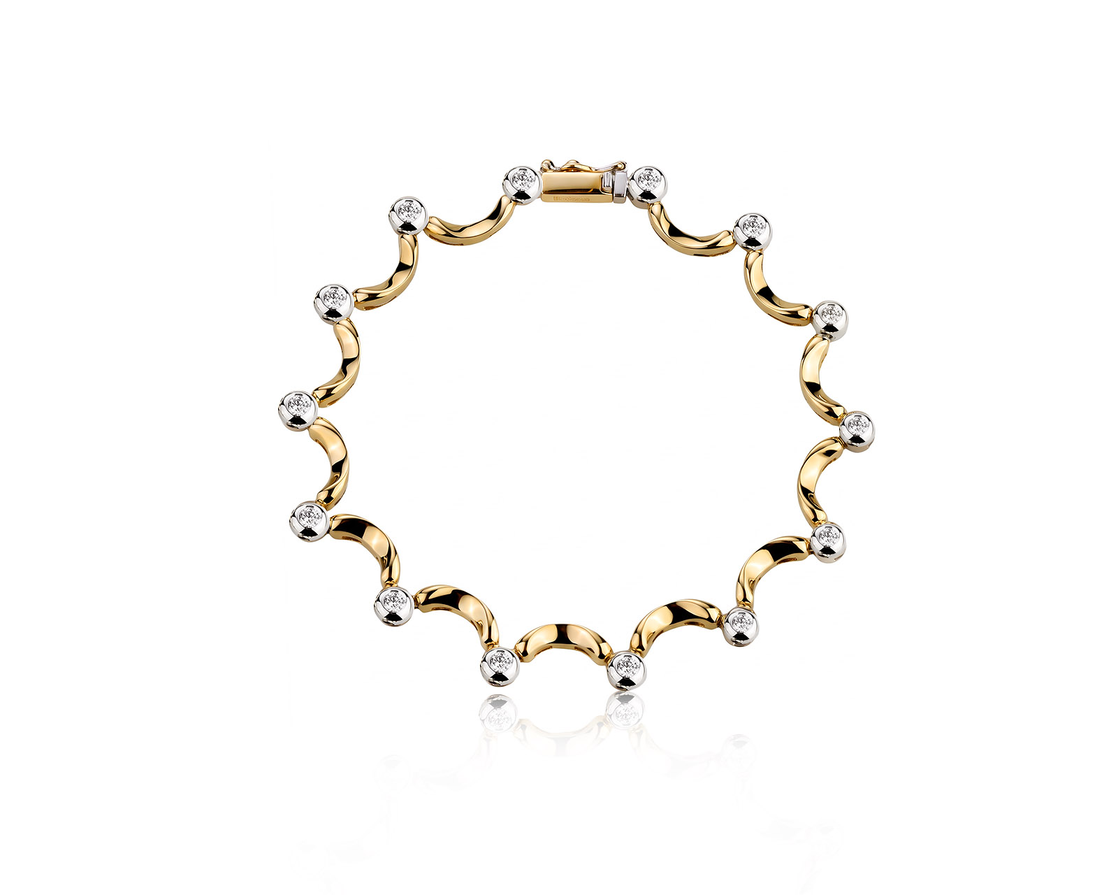 Золотой браслет с бриллиантами 0.50ct 020926/8