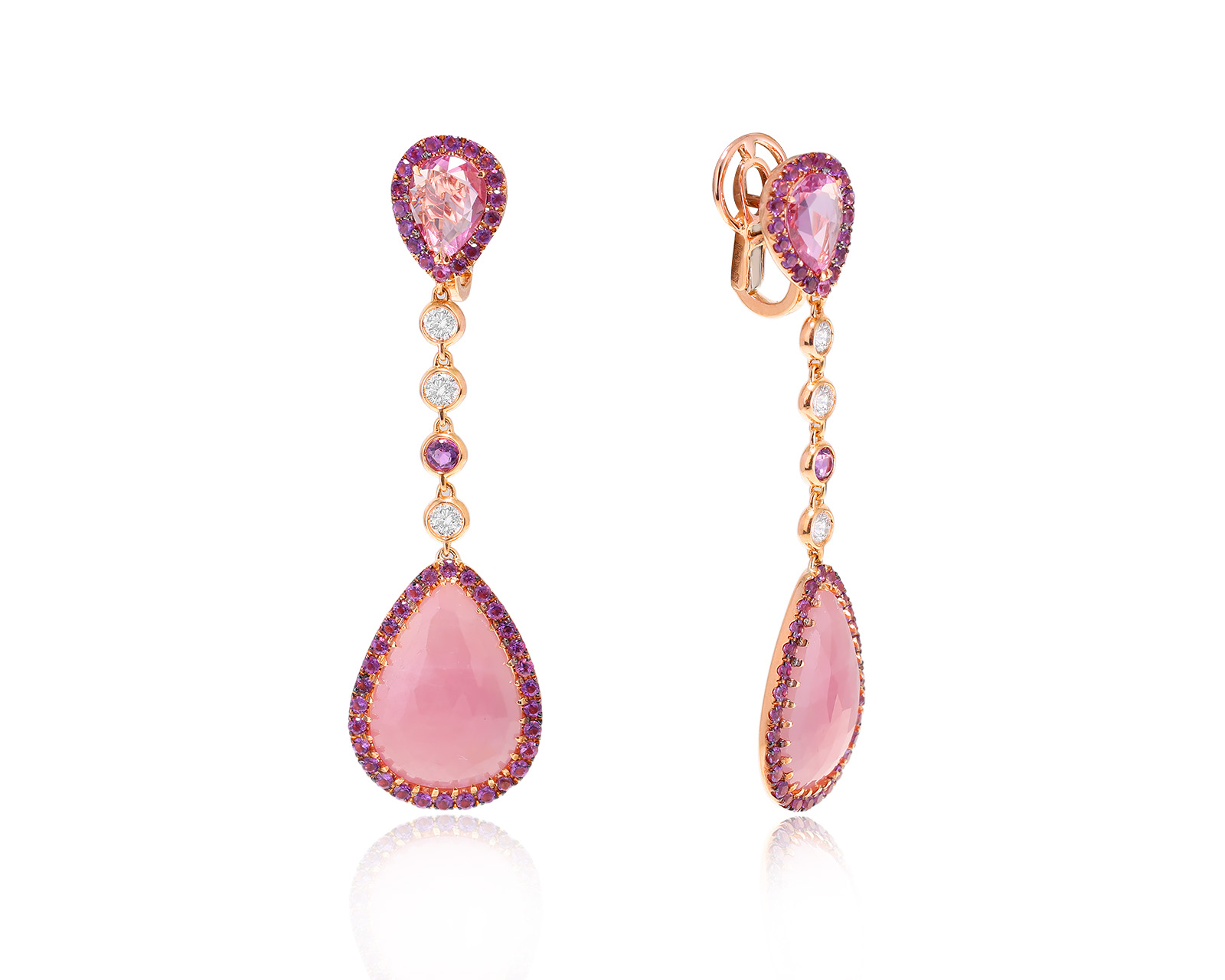 Оригинальные золотые серьги Crivelli 140224/2