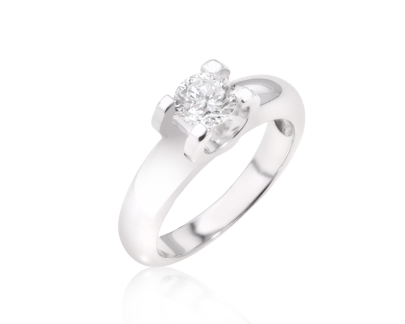 Золотое кольцо с бриллиантом 0.62ct 150624/8