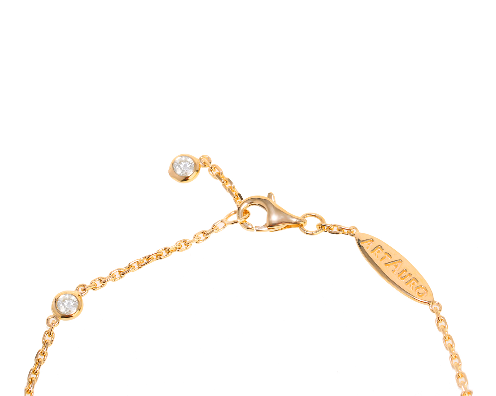 Оригинальный золотой браслет с бриллиантами 0.40ct ArtAuro