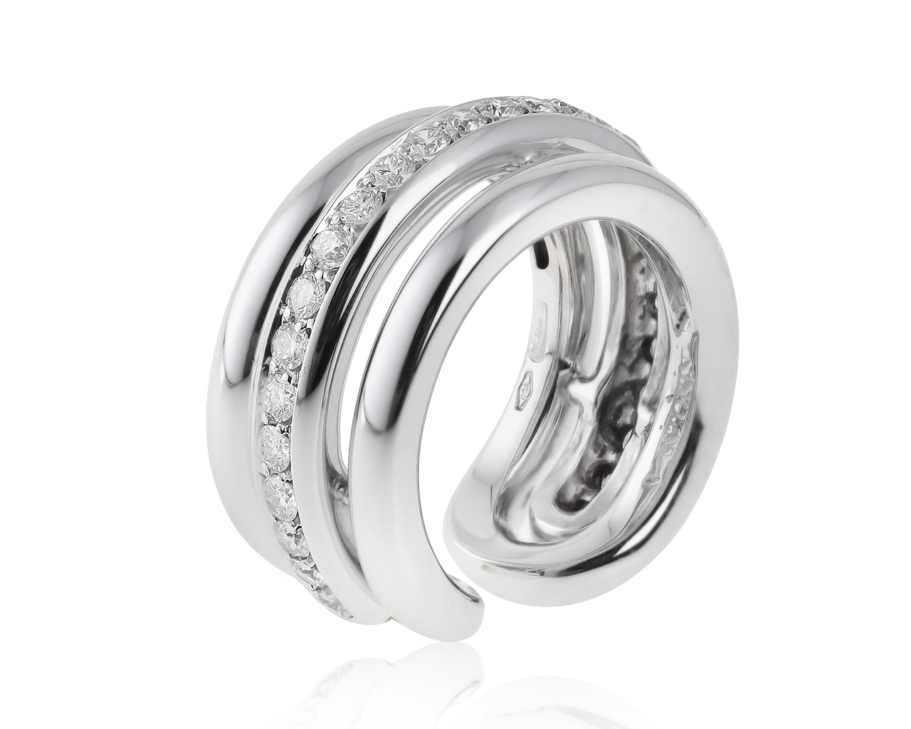 Оригинальное золотое кольцо с бриллиантами 0.83ct Antonini 070621/2 Оригинальное золотое кольцо с бриллиантами 0.83ct Antonini 070621/2
