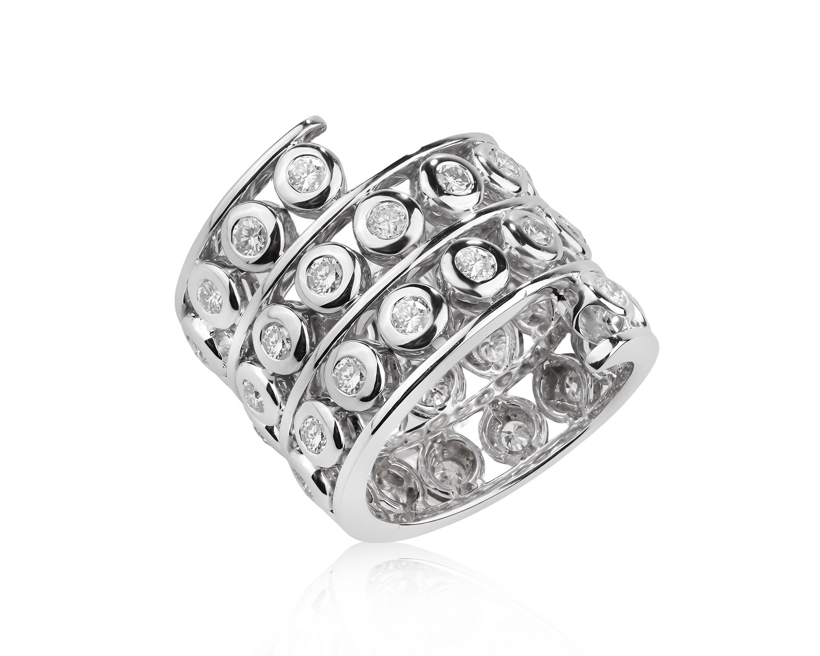 Золотое кольцо с бриллиантами 2.02ct 030626/10