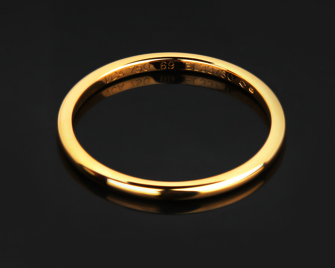 Обручальное золотое кольцо Van Cleef&Arpels