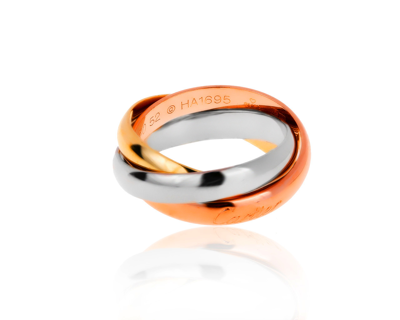 Оригинальное золотое кольцо Cartier 310120/11