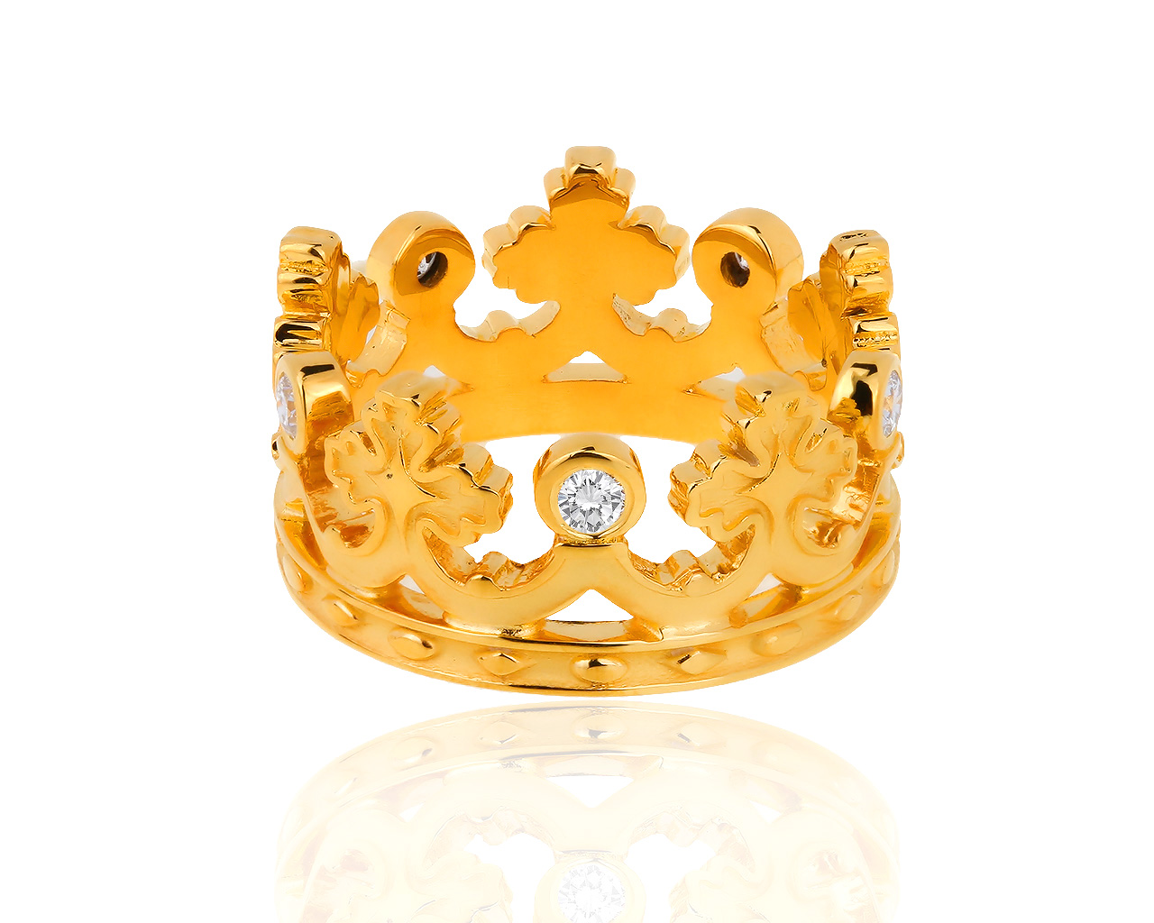 Золотое кольцо с бриллиантом 0.34ct Carrera y Carrra eMi Princes 181218/11