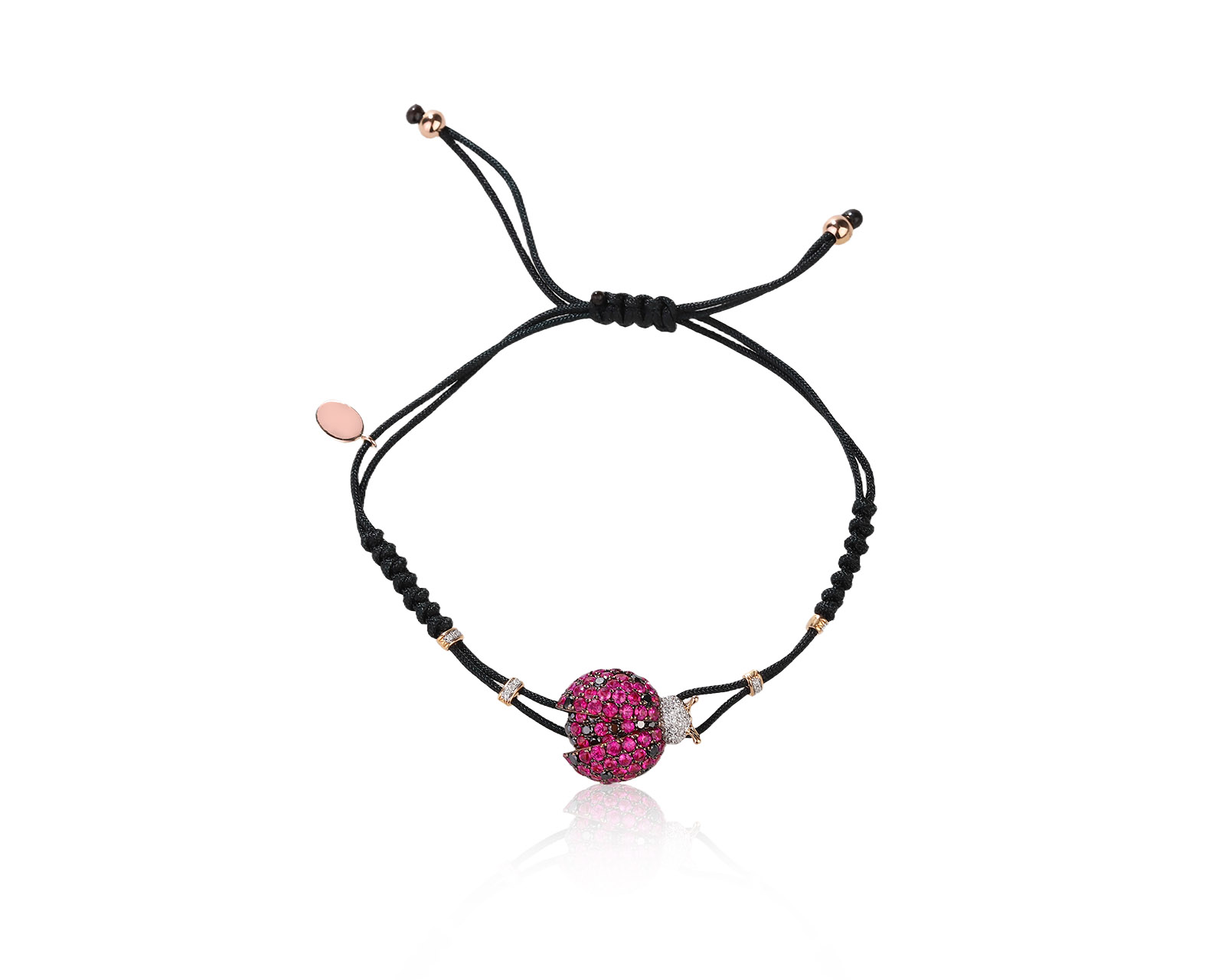 Оригинальный золотой браслет с рубинами 1.65ct Pippo Perez Lady Bag 050226/2