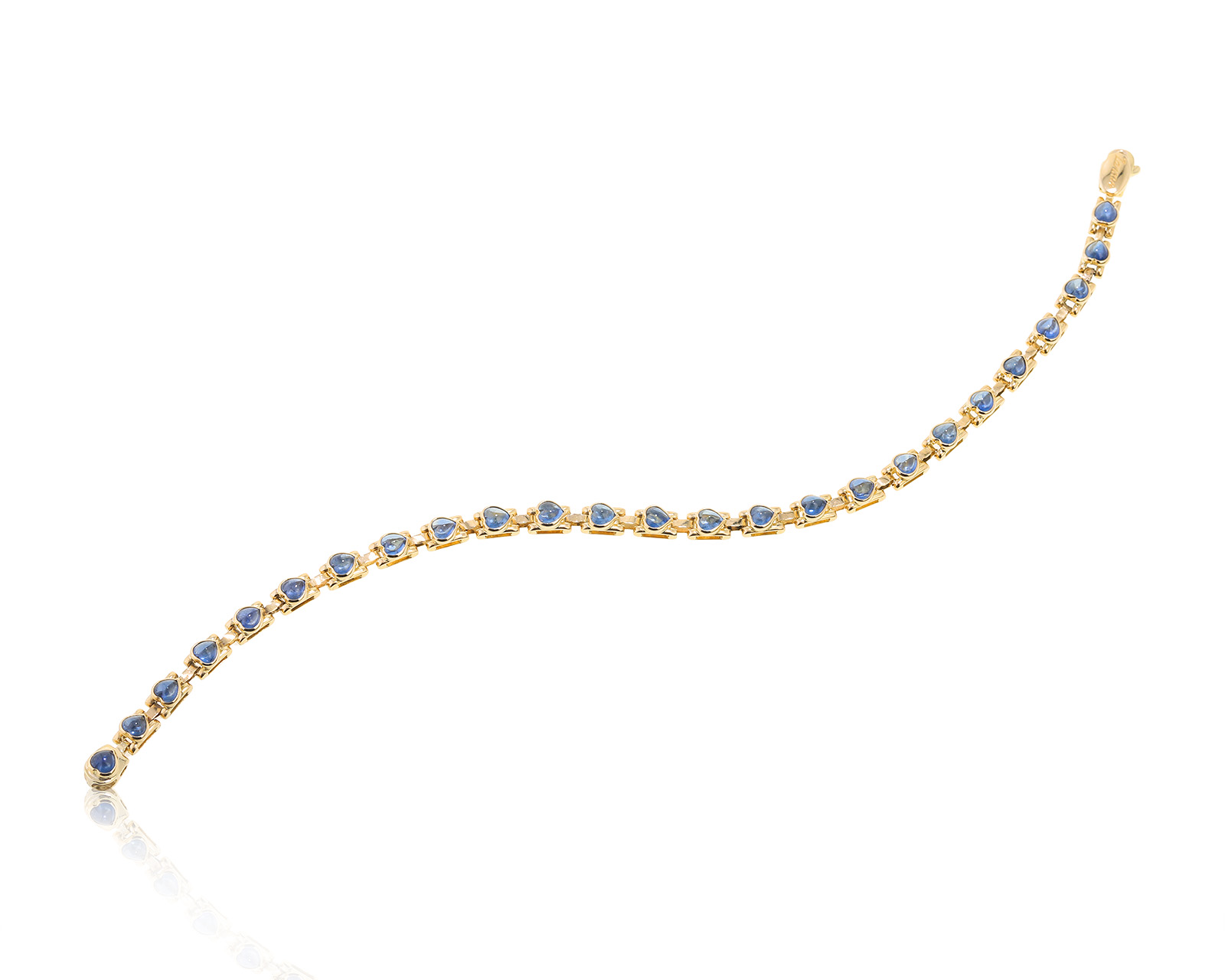 Оригинальный золотой браслет с сапфирами 8.15ct Zancan 010822/13 Оригинальный золотой браслет с сапфирами 8.15ct Zancan 010822/13