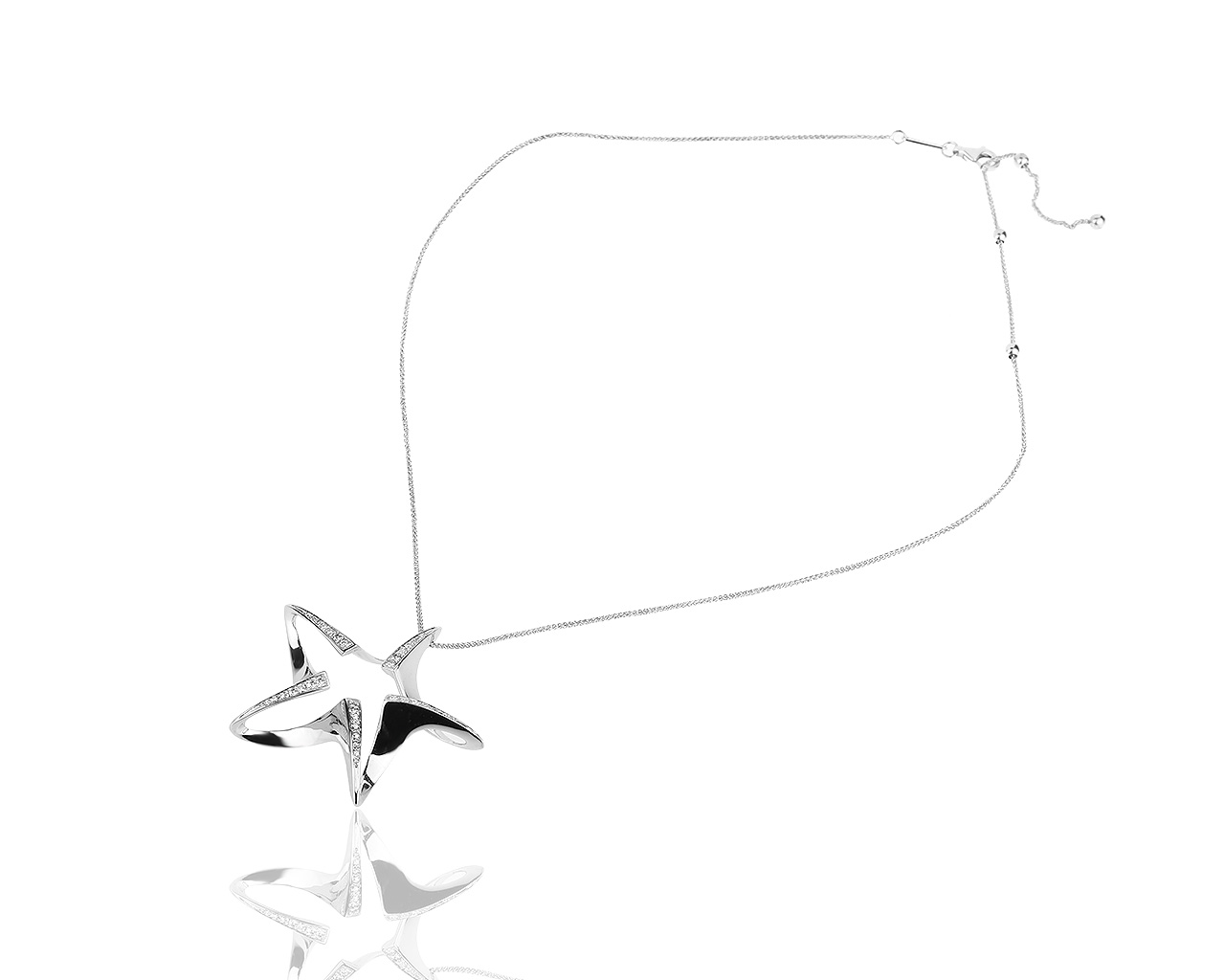 Оригинальный золотой кулон с бриллиантами 0.37ct Chimento