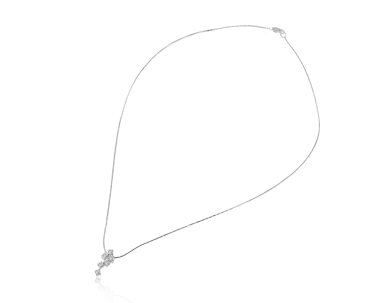 Роскошный золотой кулон с бриллиантами 0.54ct