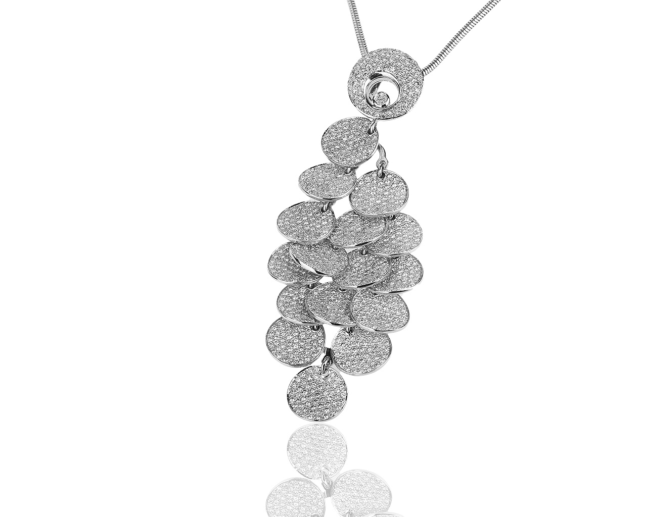 Оригинальная золотая подвеска с бриллиантами 5.60ct Fasoli 251217/15 Оригинальная золотая подвеска с бриллиантами 5.60ct Fasoli 251217/15
