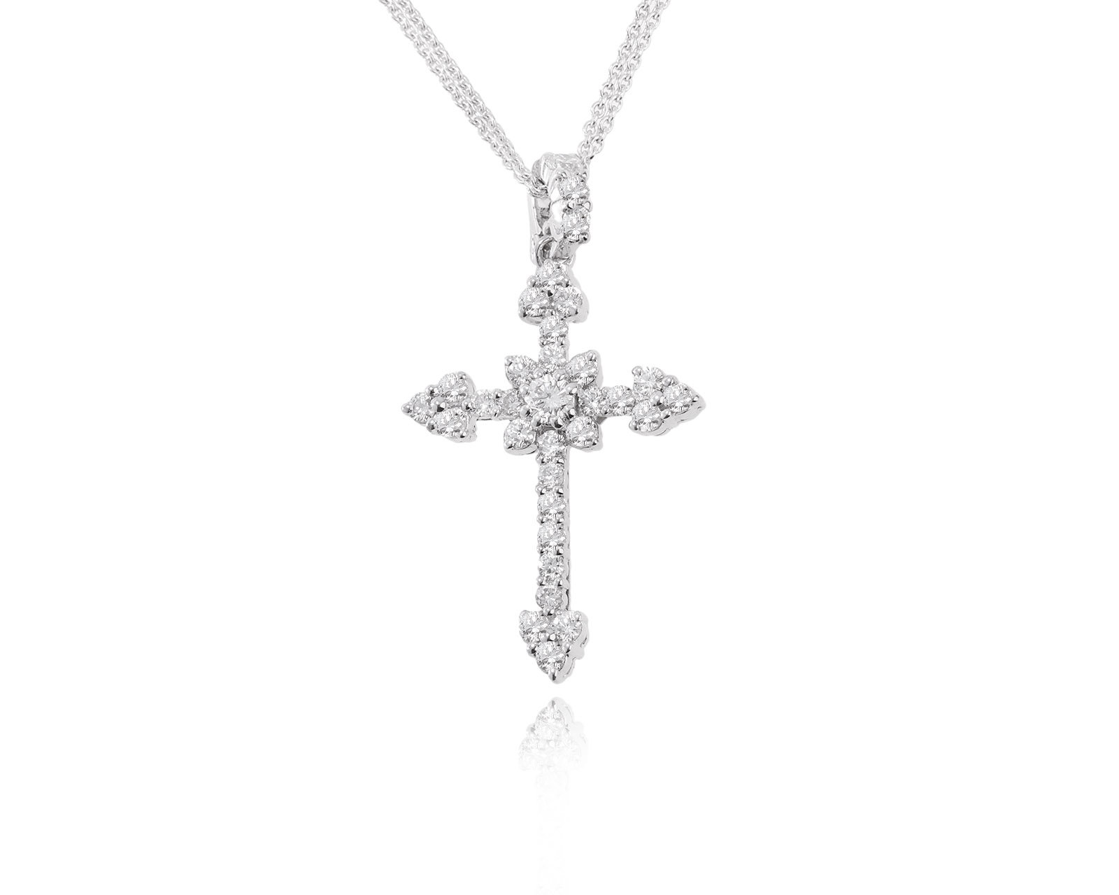 Оригинальный золотой кулон с бриллиантами 0.89ct Leo Pizzo 291223/5