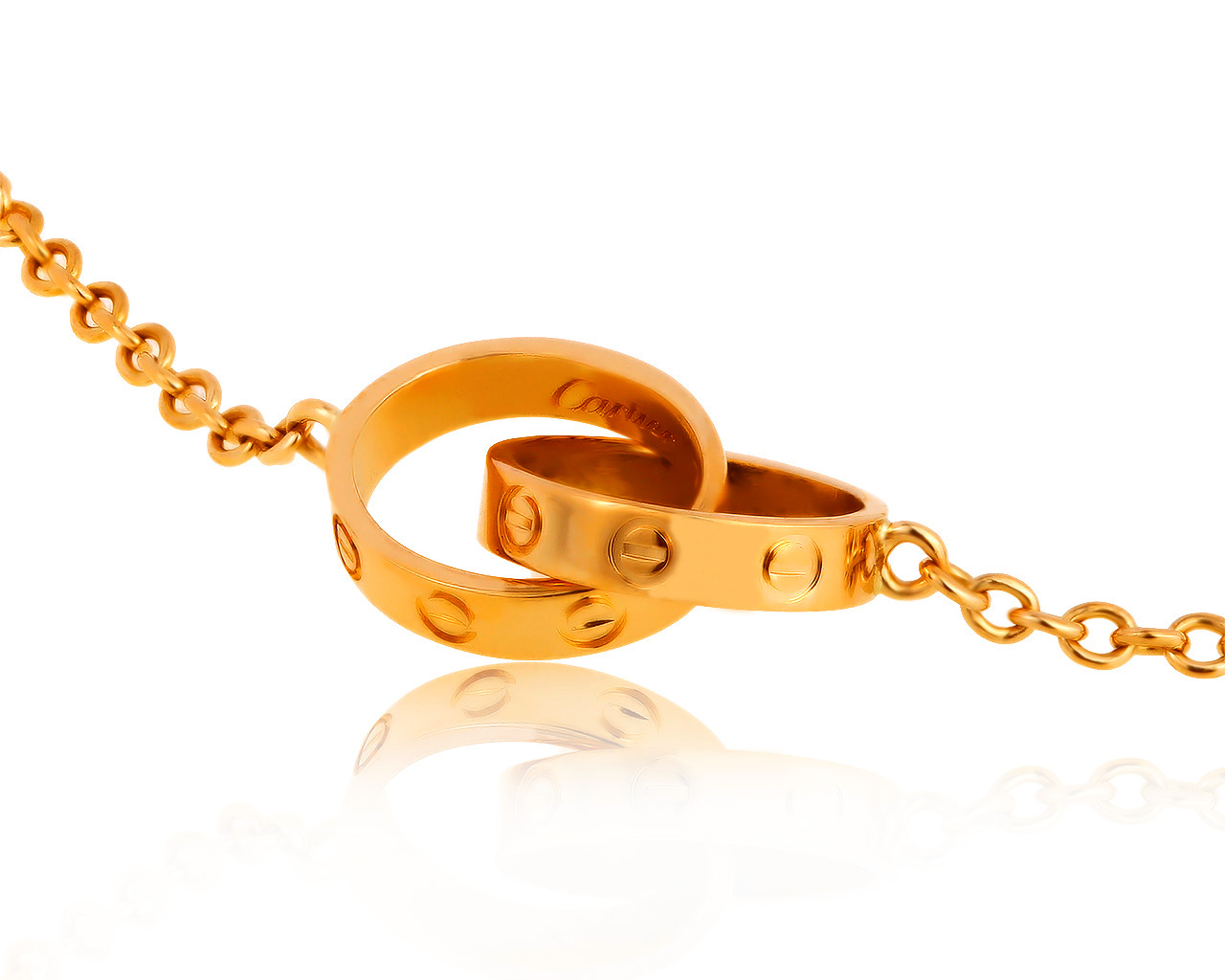 Оригинальный золотой браслет Cartier