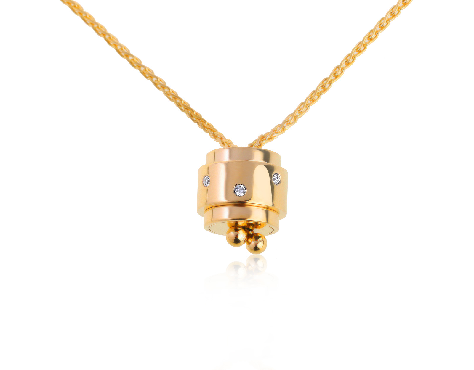 Оригинальный золотой кулон с бриллиантами 0.10ct Piaget Possession 240721/8