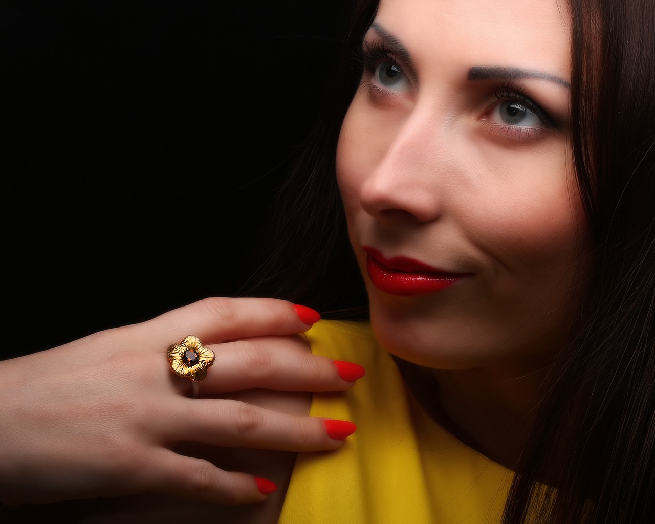 Золотое кольцо с кварцем Pasquale Bruni Penelope