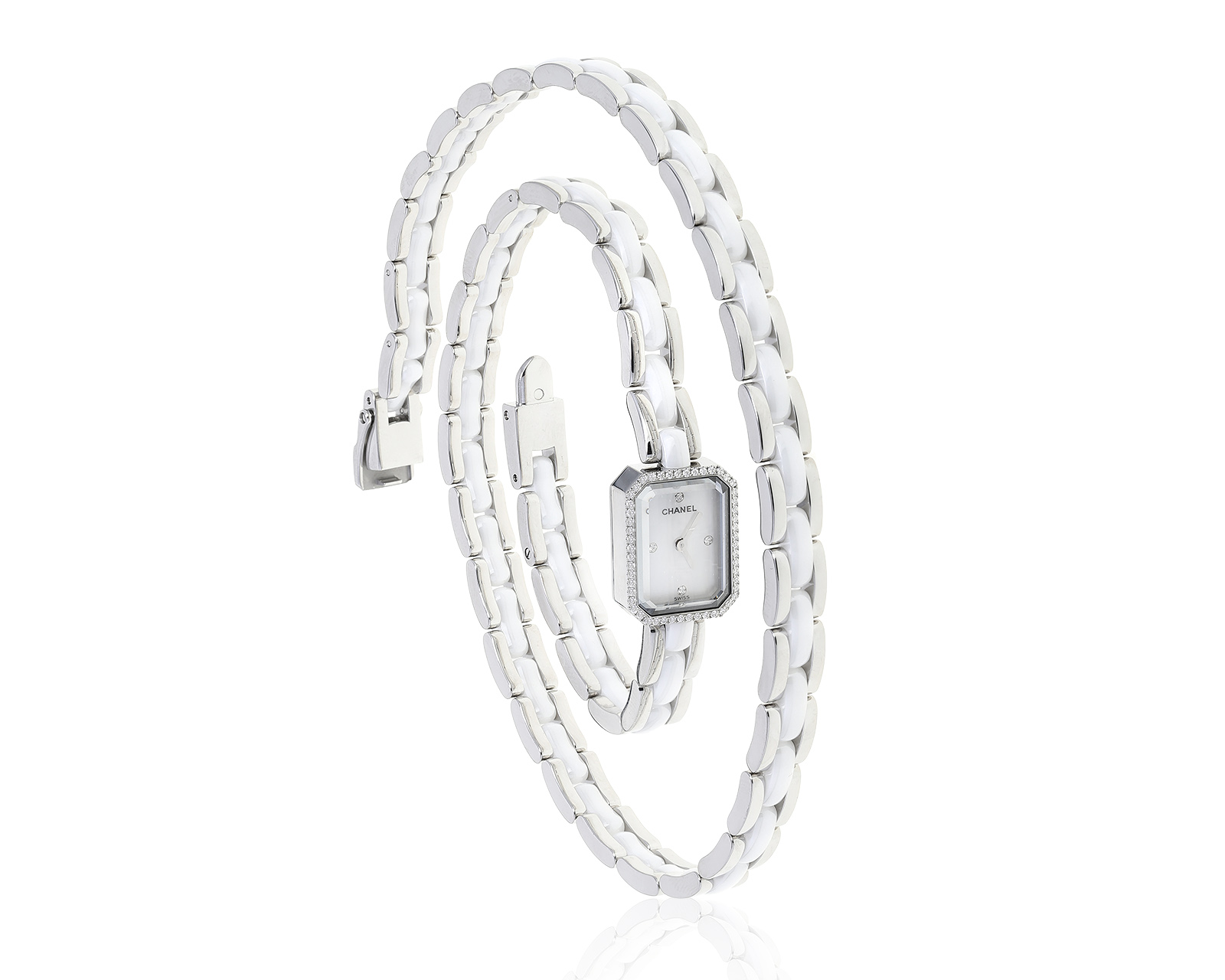 Оригинальные стальные часы Chanel Premiere 281221/4