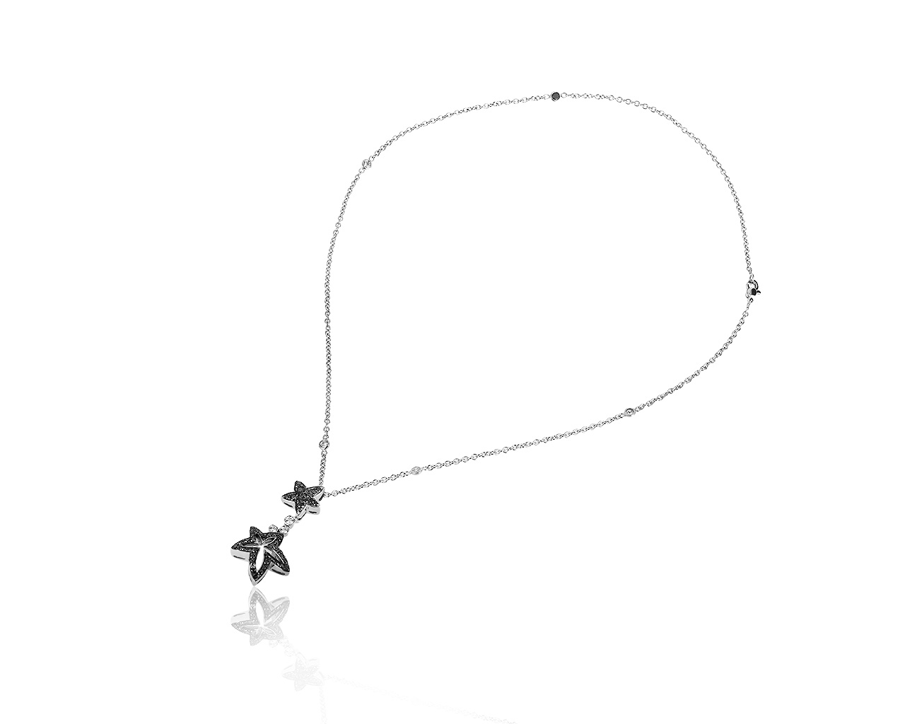 Оригинальный золотой кулон с бриллиантами 0.98ct IO SI