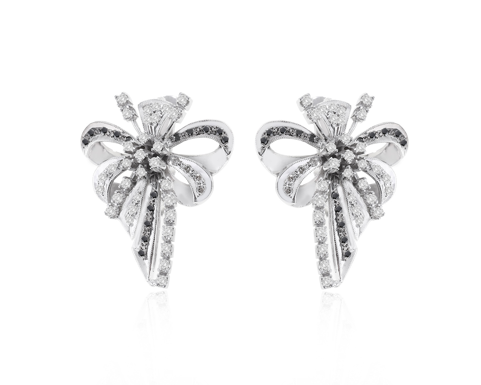 Золотые серьги с бриллиантами 1.43ct СССР 200224/7
