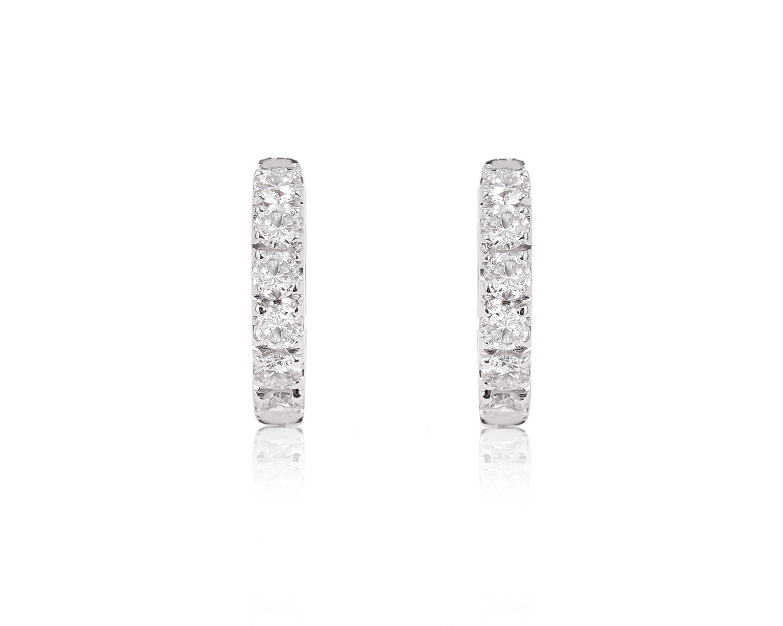 Оригинальные золотые серьги с бриллиантами 0.36ct Leo Pizzo 311025/2