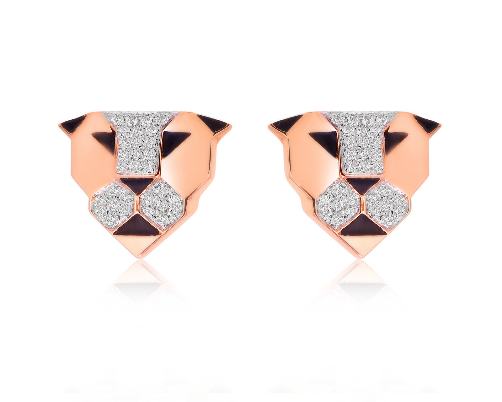 Оригинальные золотые серьги с бриллиантами 0.30ct Todini Enigma 150325/2 Оригинальные золотые серьги с бриллиантами 0.30ct Todini Enigma 150325/2