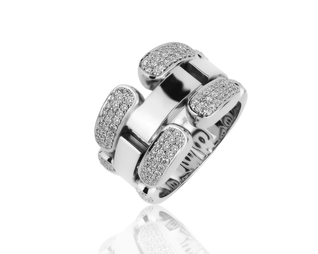 Роскошное золотое кольцо с бриллиантами 0.40ct 110419/19
