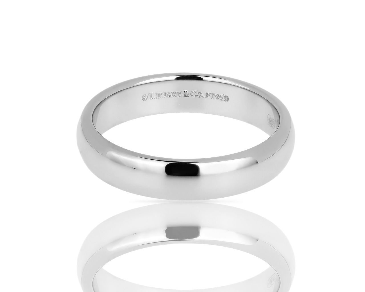 Обручальное платиновое кольцо Tiffany&Co Classic Обручальное платиновое кольцо Tiffany&Co Classic
