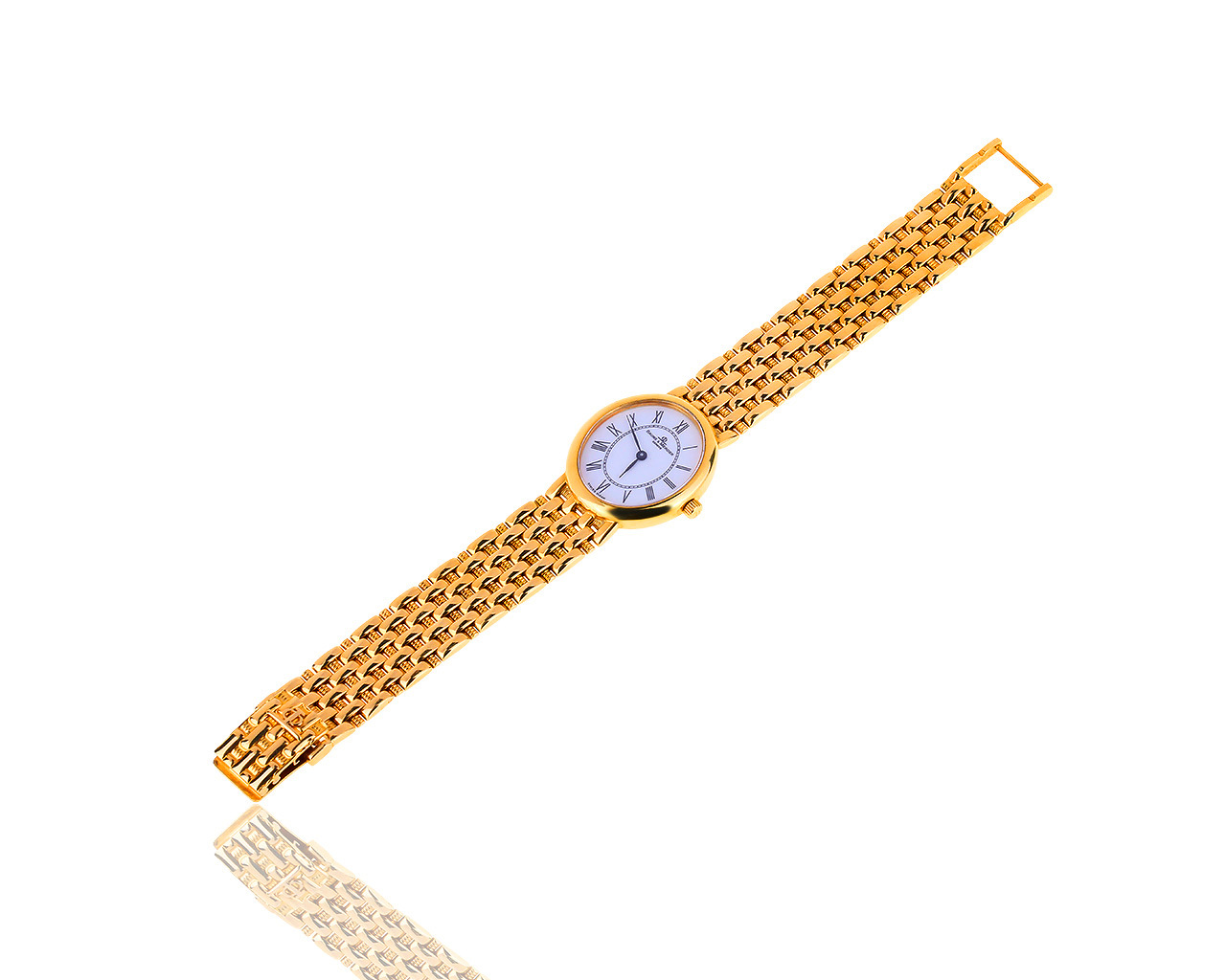Наручные золотые часы Baume&Mercier