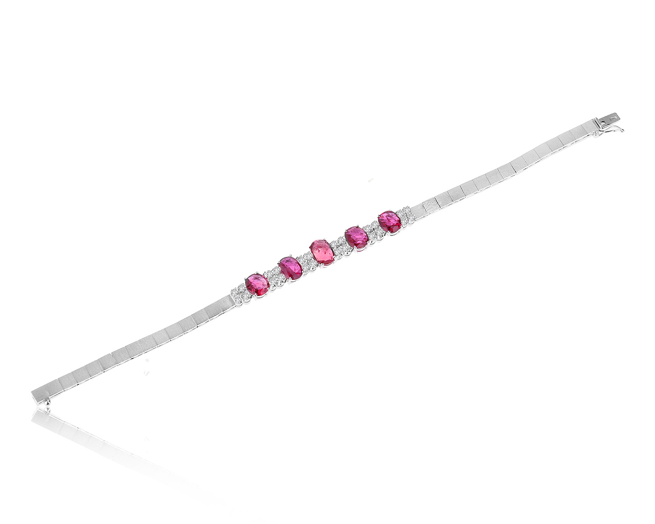 Изумительный золотой браслет с рубинами 4.23ct 090920/3