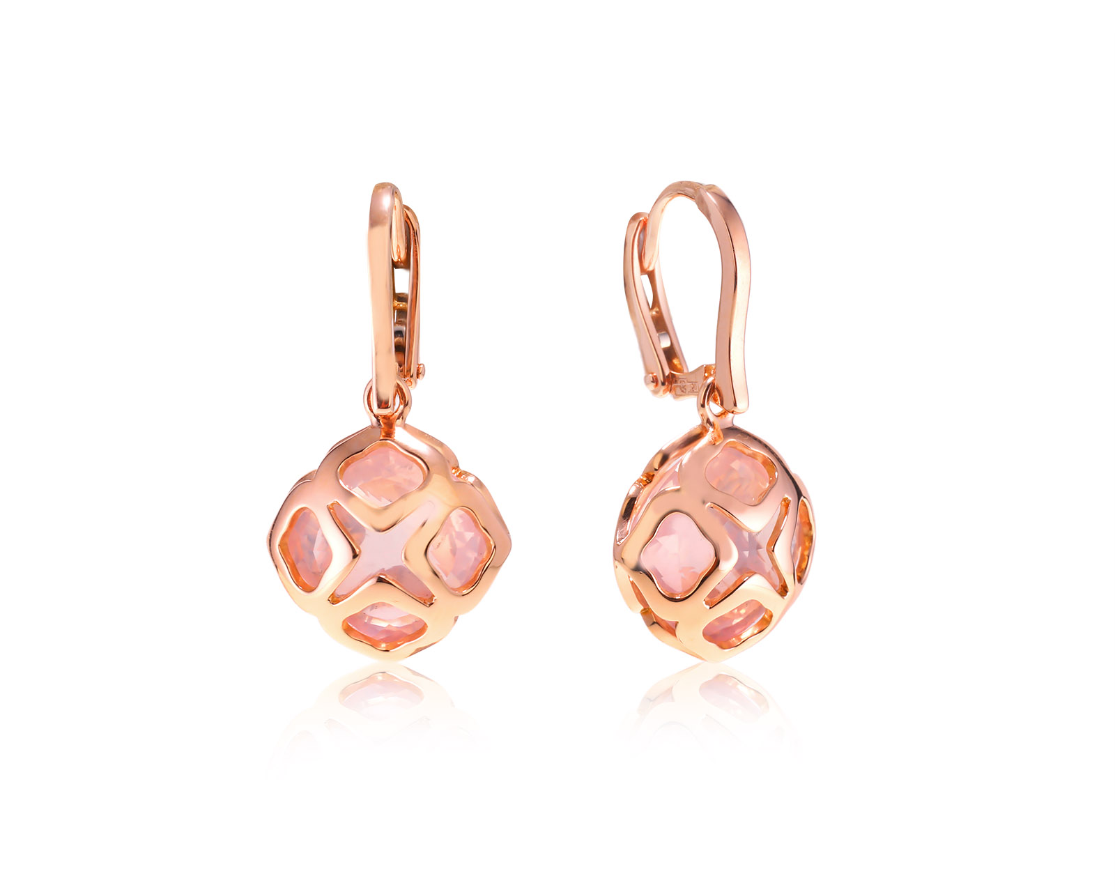 Оригинальные золотые серьги Chopard Imperiale 170923/2