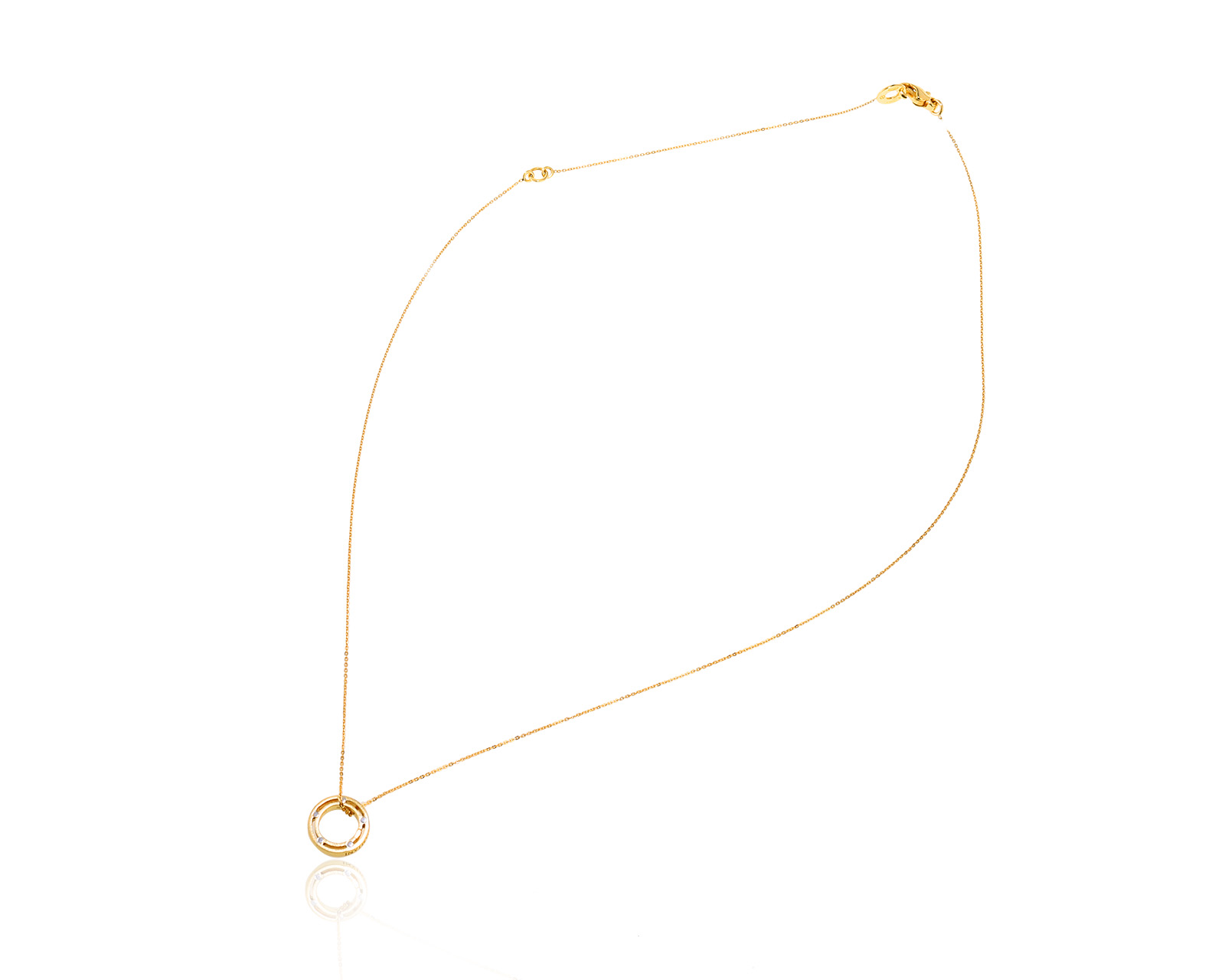 Оригинальный золотой кулон Damiani D.Side
