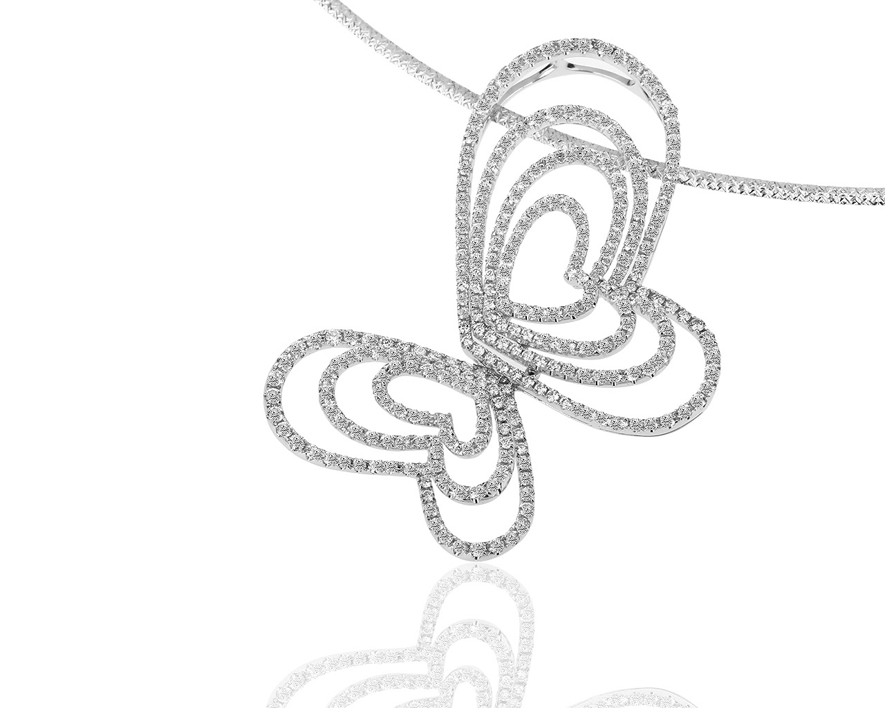 Роскошное золотое колье с бриллиантами 2.79ct 310119/12