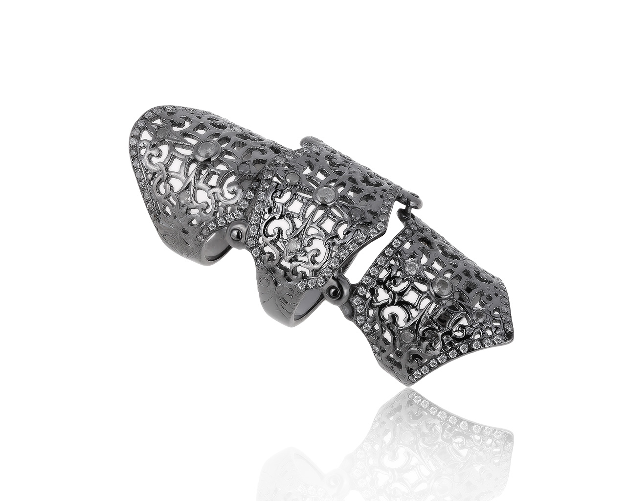 Оригинальное золотое кольцо с бриллиантами 1.20ct Loree Rodkin 180120/2