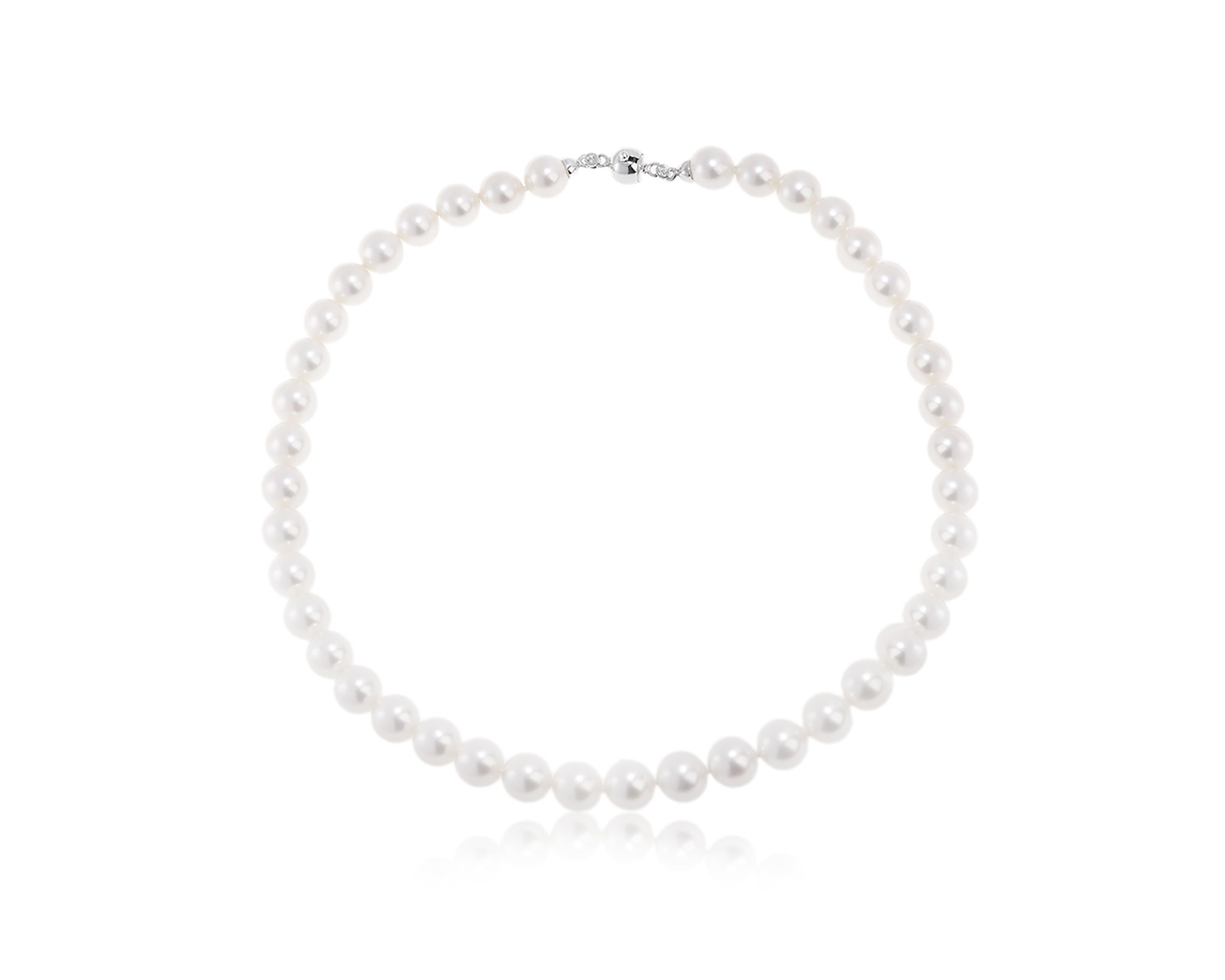 Оригинальное золотое ожерелье с жемчугом 9.00-9.50 мм Maysaku 041123/6