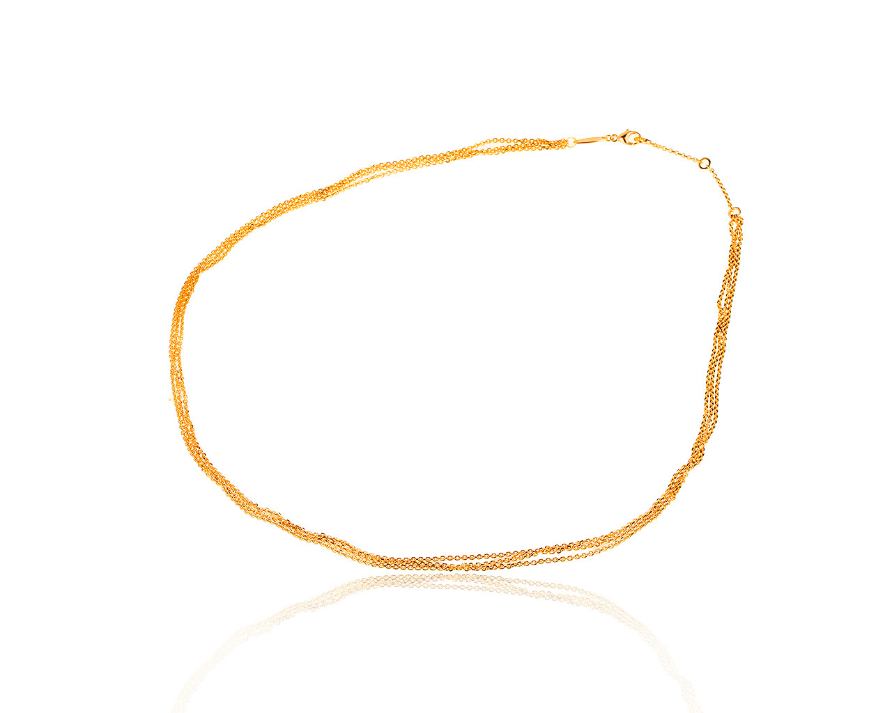 Изящная золотая цепь Chaumet