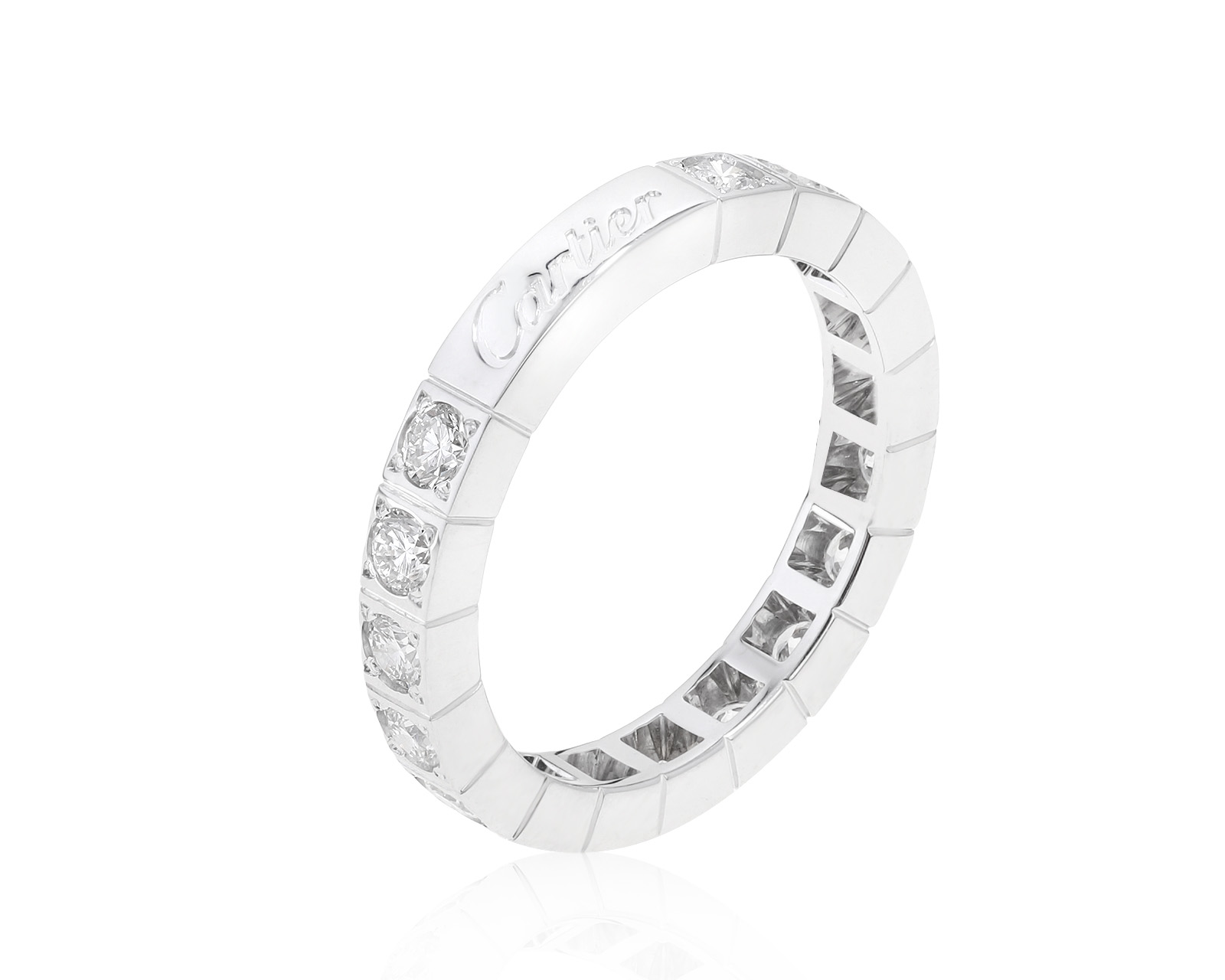 Оригинальное золотое кольцо Cartier Laniers 301021/2