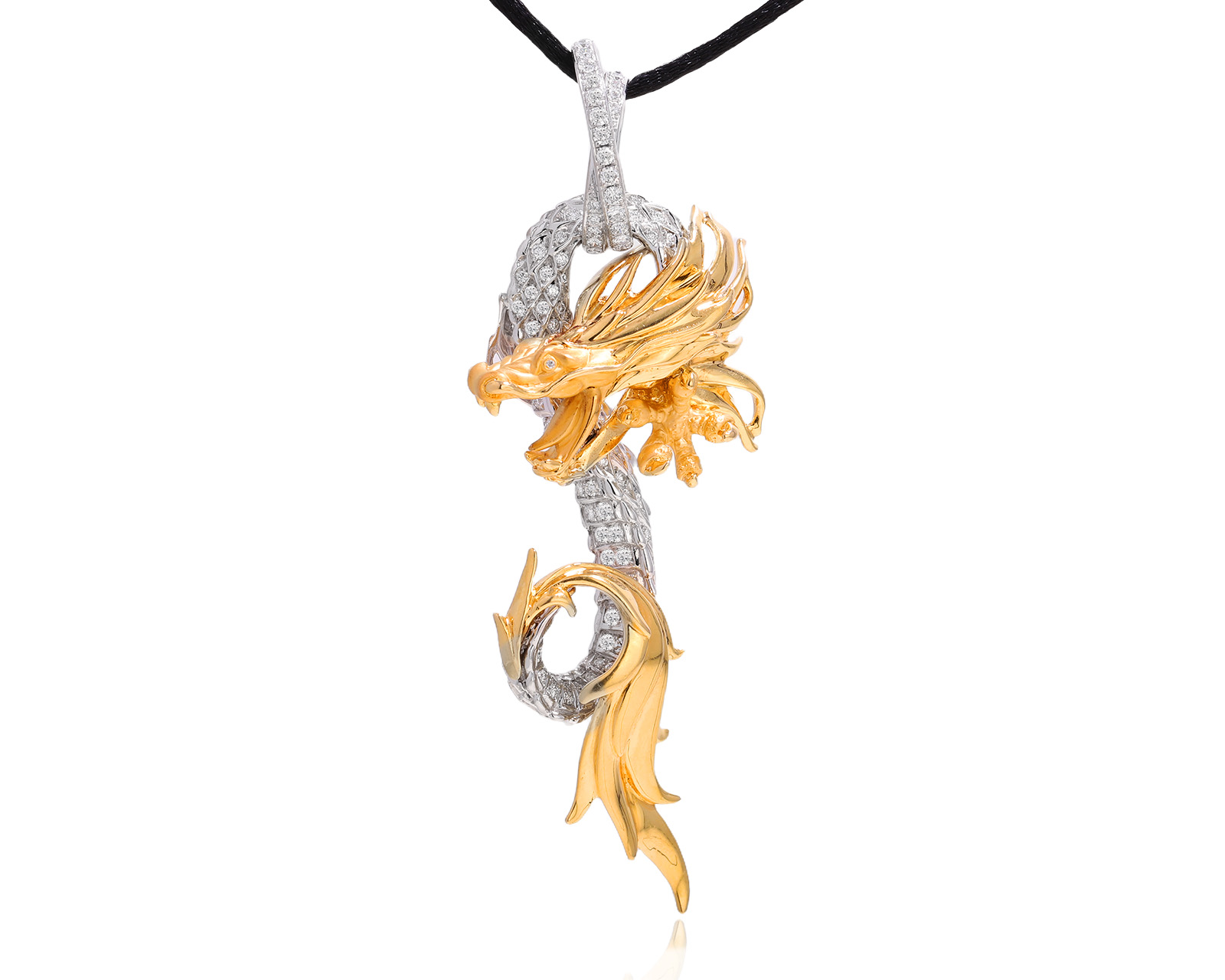 Оригинальный золотой кулон Carrera y Carrera Circulos de Fuego Maxi