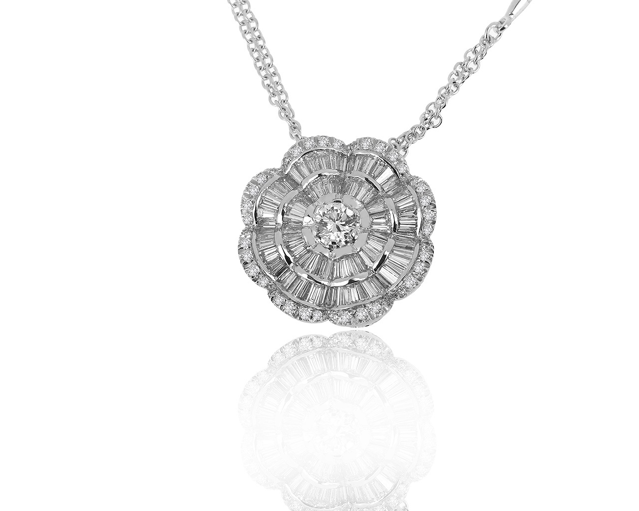 Оригинальный золотой кулон с бриллиантами 3.59ct Maskada 150120/1 Оригинальный золотой кулон с бриллиантами 3.59ct Maskada 150120/1