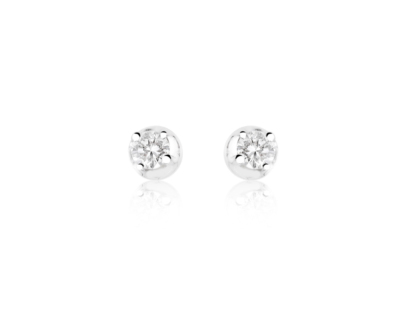 Изысканные золотые серьги с бриллиантами 0.32ct СССР
