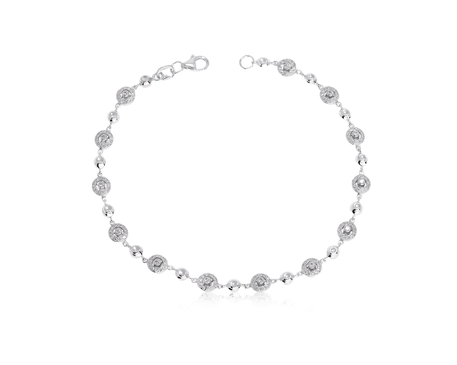 Золотой браслет с бриллиантами 0.91ct 060725/5 Золотой браслет с бриллиантами 0.91ct 060725/5