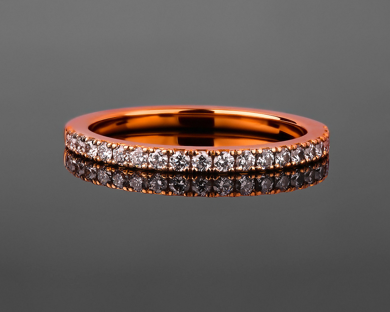 Утонченное бриллиантовое кольцо 0.23ct De Beers 181017/1