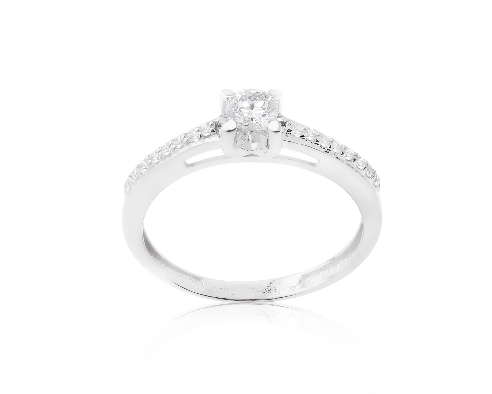 Золотое кольцо с бриллиантами 0.23ct 010424/6