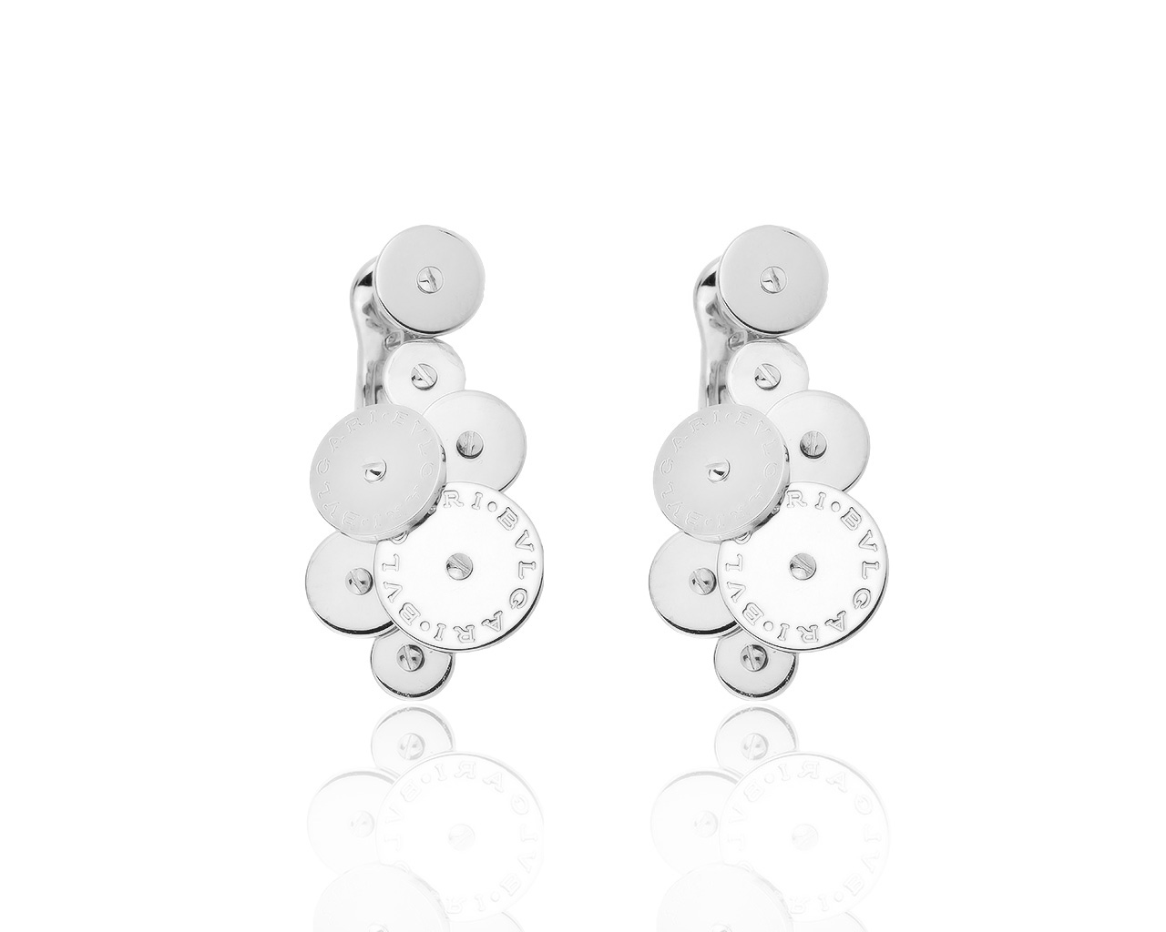 Оригинальные золотые серьги Bvlgari 281019/19 Оригинальные золотые серьги Bvlgari 281019/19